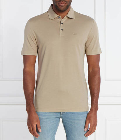 Поло Press BOSS BLACK - бежевый(50508830)