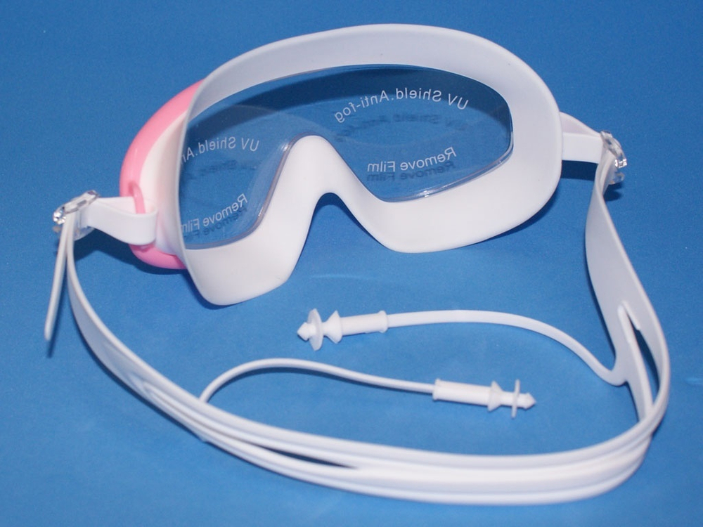 Очки для плавания BL-9300  (Розово-белые - БР)