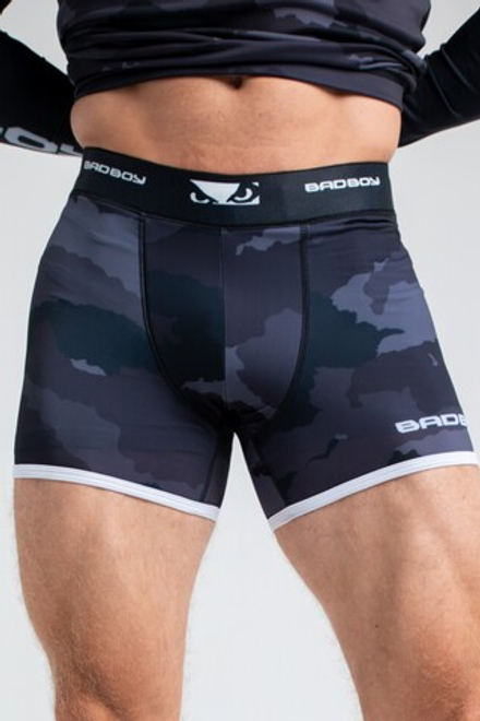 Плавки/Боксеры мужские Bad Boy серый камуфляж