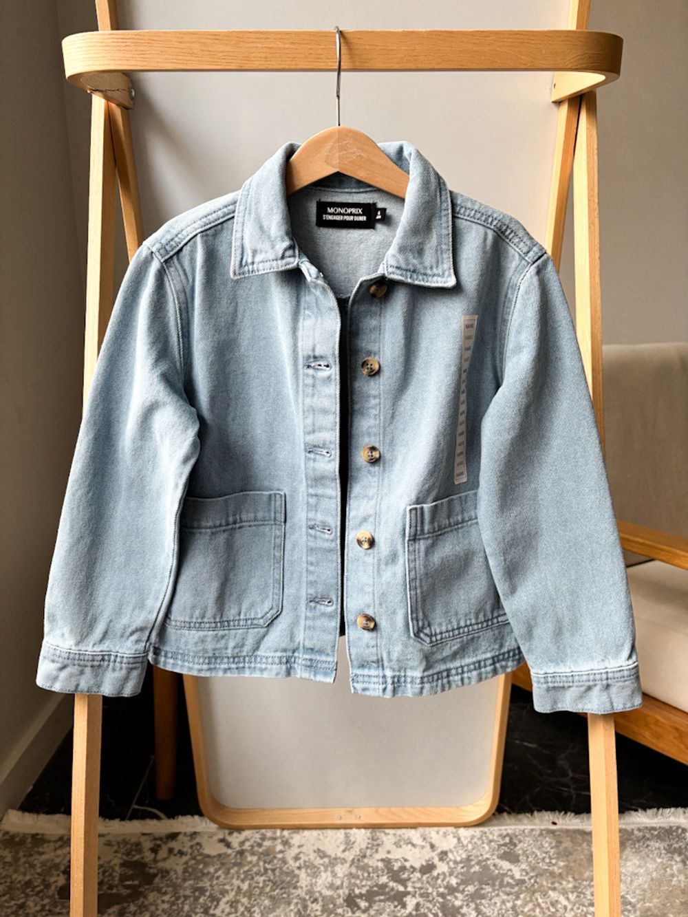 Новая джинсовая рубашка Monoprix, 116