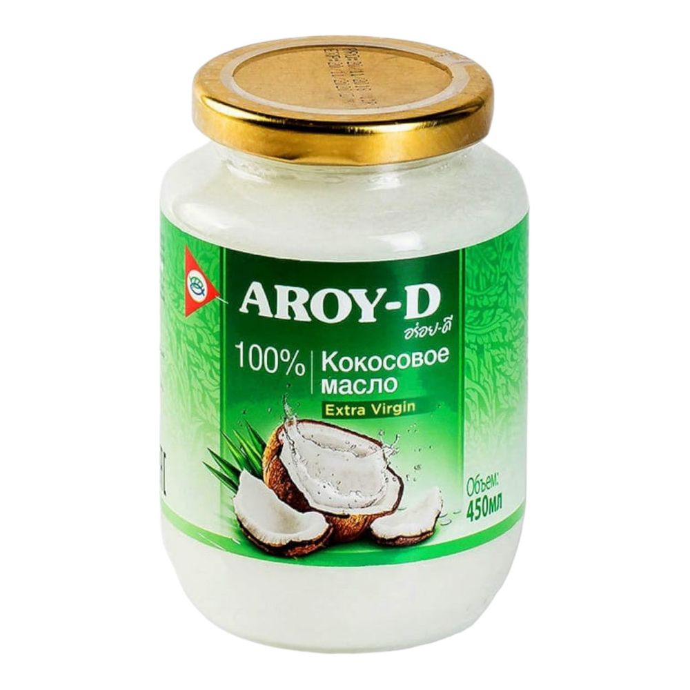 Кокосовое Масло Extra, 450 мл (Aroy-D)
