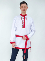 Рубашка мужская с поясом