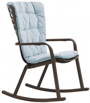Кресло-качалка пластиковое с подушкой Folio
