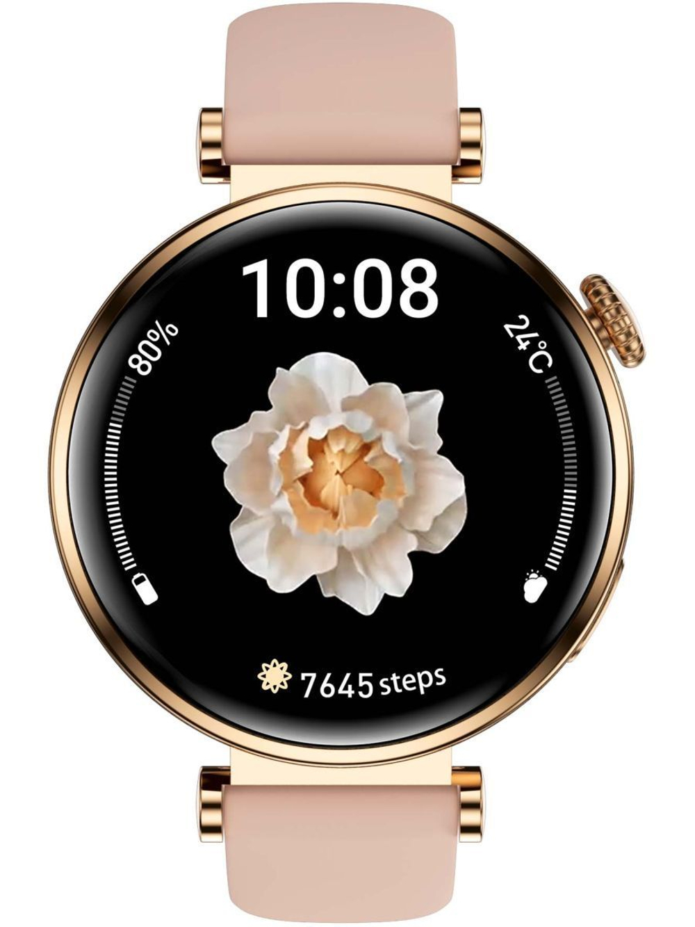 Смарт часы PARASMART Arielle GT4mini (силиконовый ремешок, золотистый)