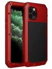 Бронированный противоударный чехол Taktik Extreme для iPhone 12 Pro Max красный / Тактик на Айфон 12 Про Макс