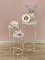 Поставка для цветов напольная металлическая 3 шт