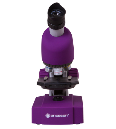 Микроскоп Bresser Junior 40x-640x, фиолетовый