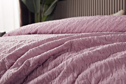 Покрывало 230х250 и 2 наволочки 50х70 Sofi De MarkO Надин пудра