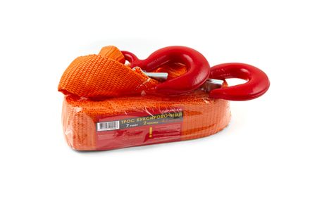 Трос 7 т, длина троса 4,2 м, 2 усил.крюка-1,5 WLL (Пеатек)