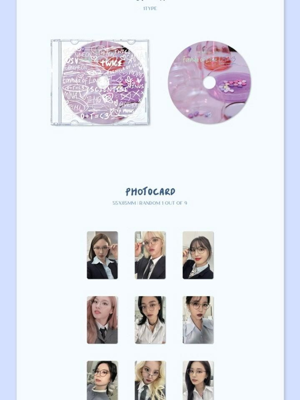 Альбом TWICE - FORMULA OF LOVE: O+T <3 3rd Album RESULT FILE Version
