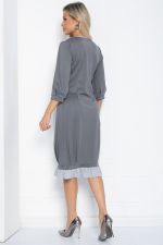 Платье Бостон (серое) П12507-10 LT Collection
