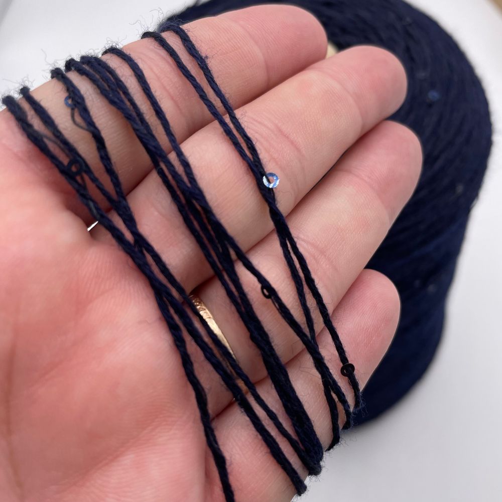 FILATI ITALIANI 96% меринос экстрафайн 4% пайетки