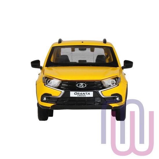 МОДЕЛЬ МАШИНЫ 1/24 LADA GRANTA CROSS ТАКСИ ЖЕЛТЫЙ
