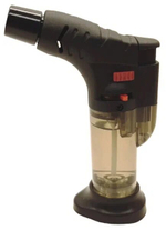 Портативная газовая турбо горелка с пьезоподжигом, зажигалка газовая с пьезоподжигом, газовая горелка туристическая, газовая горелка