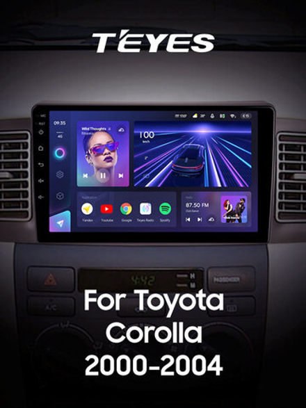 Teyes CC3 9" для Toyota Corolla E130 E120 2000 - 2004