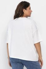 Блуза Малина (белая) Б13938-1М LT Collection