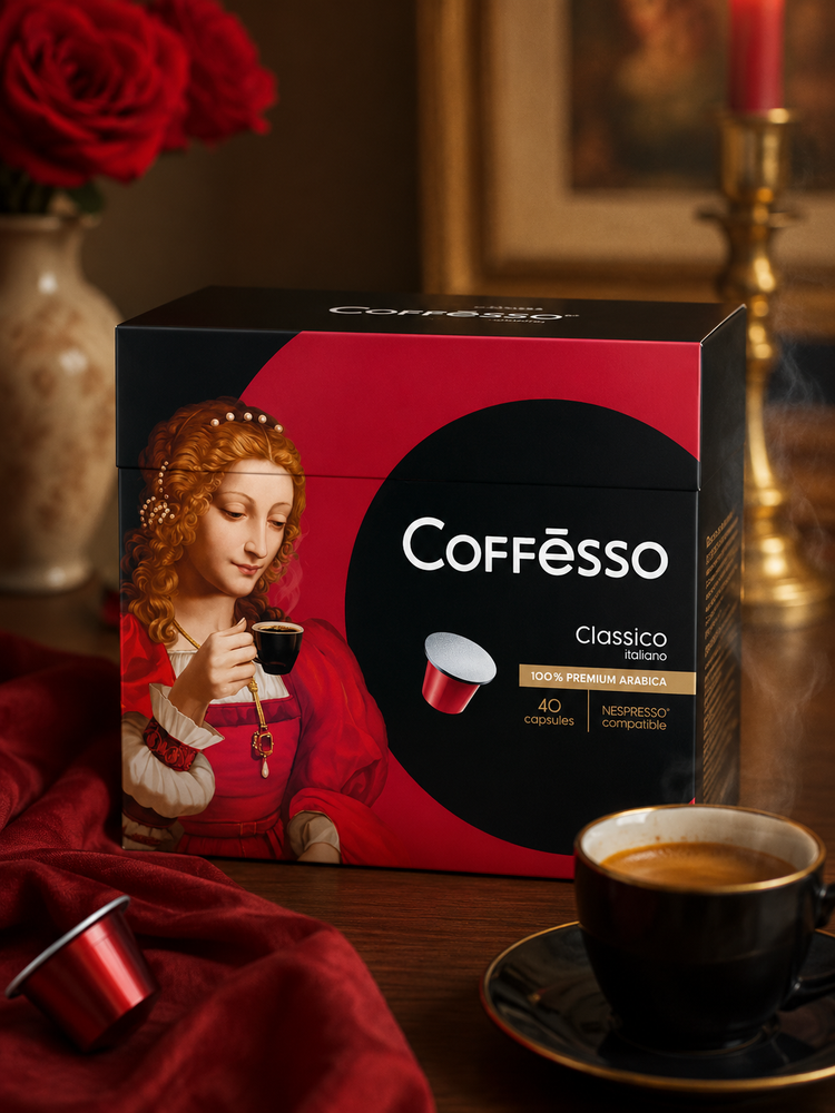 Кофе в капсулах Nespresso Coffesso Classico 40 шт x 2 уп