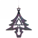 Подвеска «Елочка цветная» 12 см, хамелеон