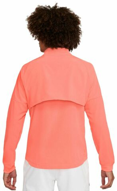 Мужская теннисная кофта Nike Court Dri-Fit Rafa Jacket - bright mango/white
