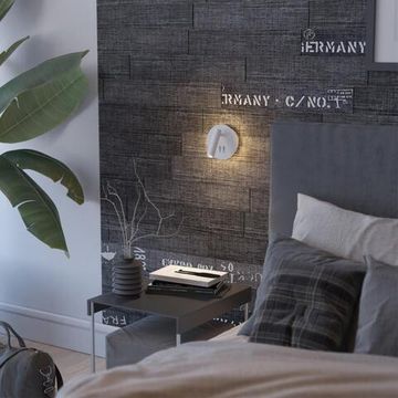 3912/9WL HIGHTECH ODL20 409 бел/металл Наст-й свет-к с лампой д/чтения с выкл LED 9W 3000K 220V BEAM