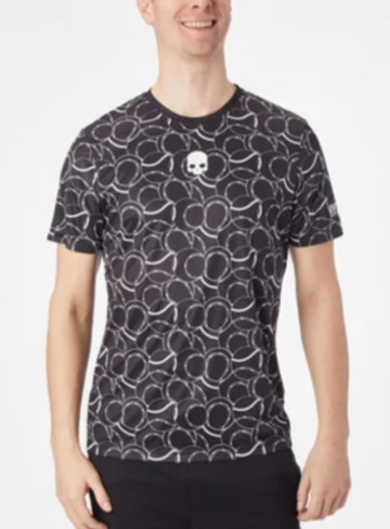 Мужская футболка HYDROGEN ALLOVER TENNIS TECH T-SHIRT (TT0011)