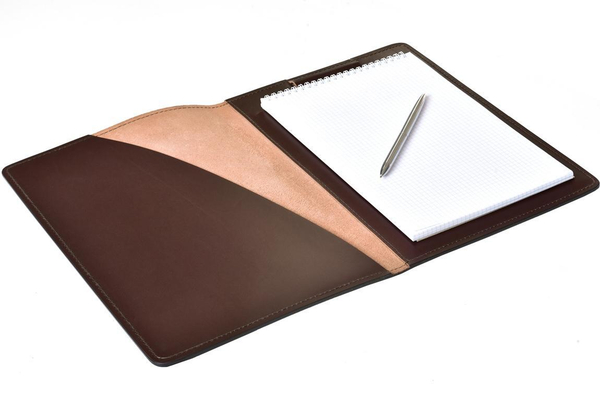 Папка под Блокнот А4 LUXE из кожи Full Grain Bologna Brown