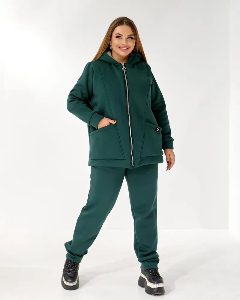 Костюм с мехом УК-5478-3 Фабрика Моды