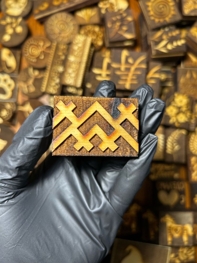 Деревянный штамп 032 (5x3,5 см)