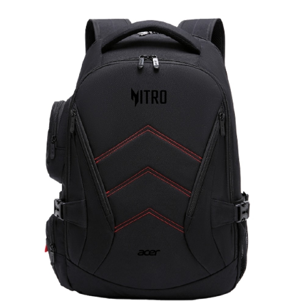 Рюкзак для ноутбука Acer Nitro OBG313 [ZL.BAGEE.00G] черный / красный полиэстер Рюкзак для ноутбука 15.6"
