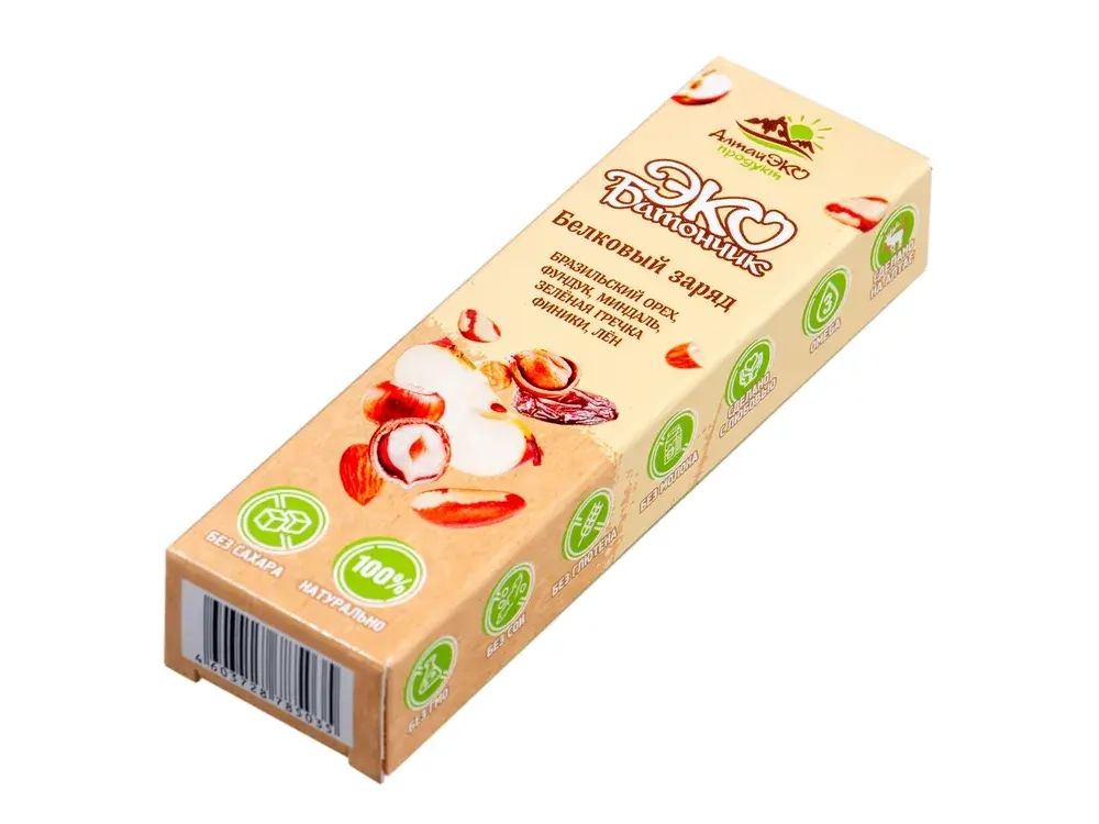 Эко-батончик «Белковый заряд», 45гр продукт Алтай ЭКО