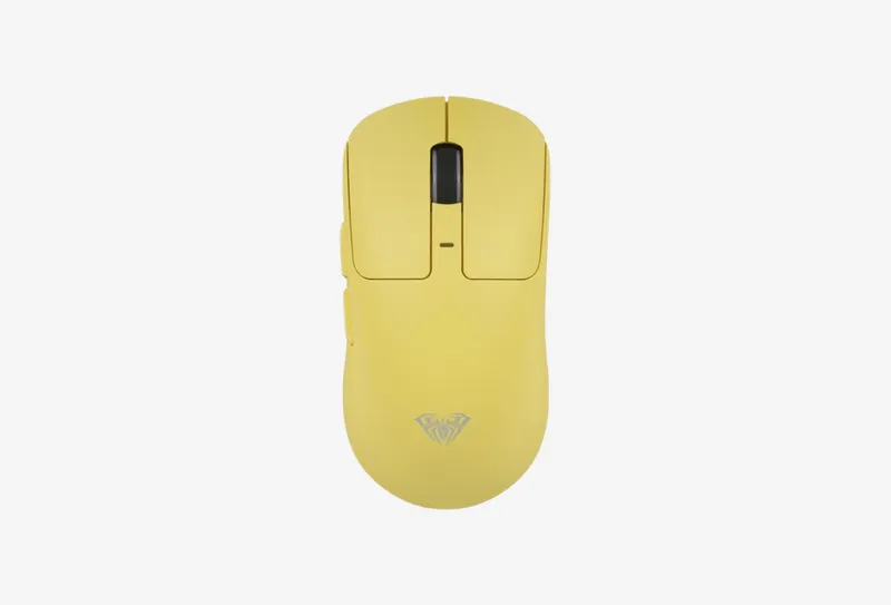 Мышь беспроводная/проводная AULA SC680  желтый
