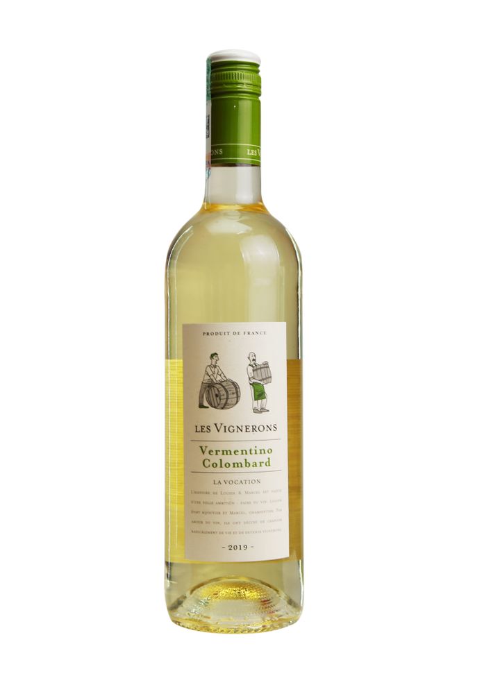 Вино Les Vignerons Vermentino Colombard 12%