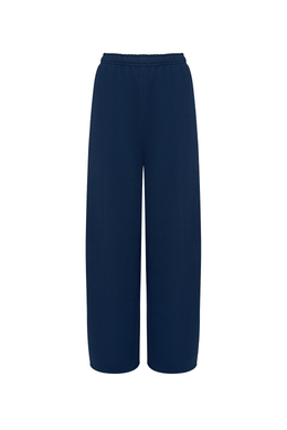 Штаны с рельефными швами Тёмно-синий