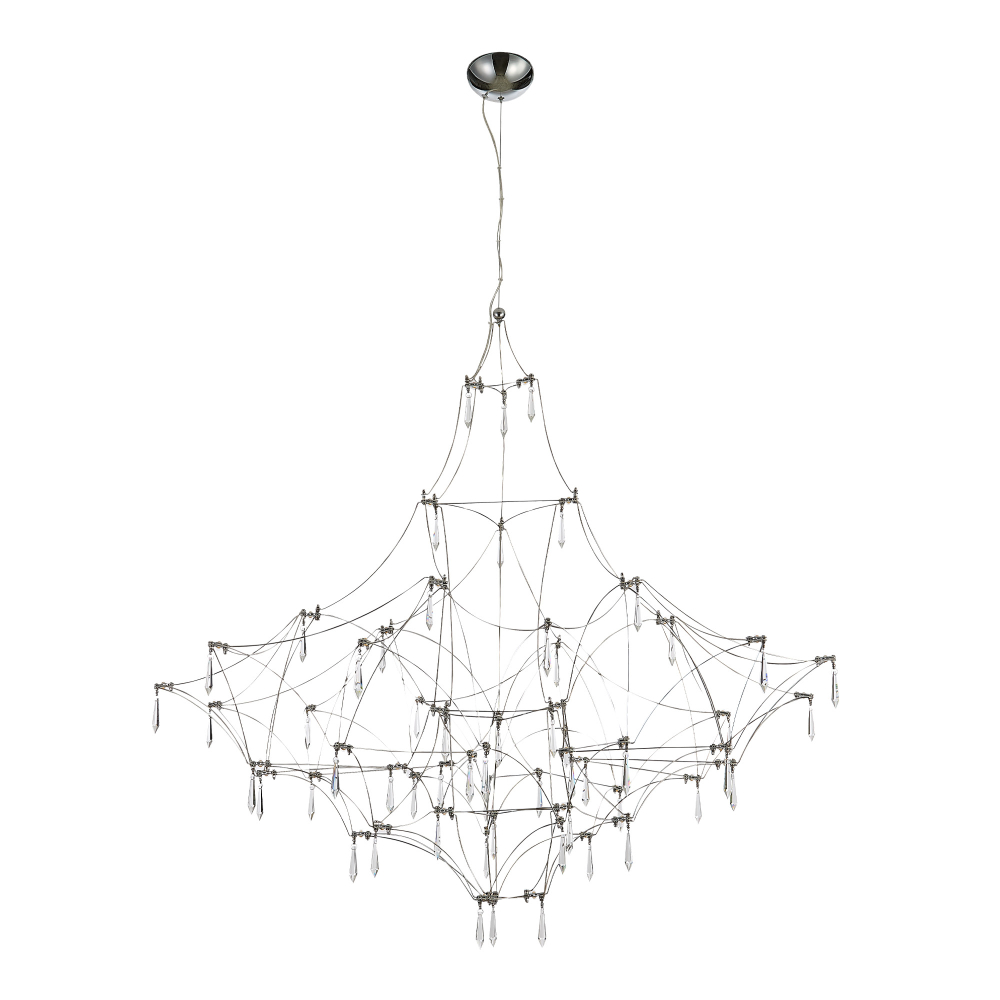 Светильник светодиодный, хром, прозрачный, GRAVETTA, LED, 0,5