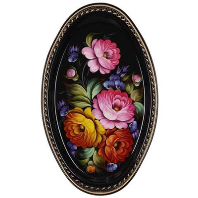 Zhostovo metal tray A17D28022590
