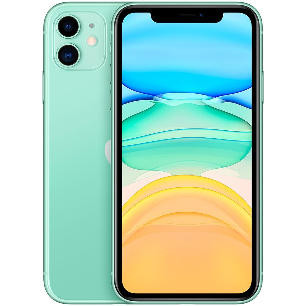 Смартфон Apple iPhone 11 64GB Dual Sim, Green (Зеленый)