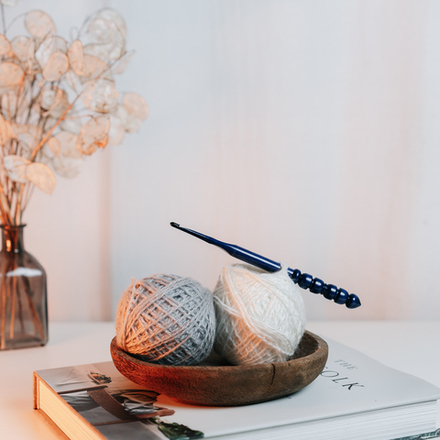 Деревянный крючок для вязания из древесины клена 4,5 мм. K340