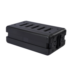 Ударопрочный пластиковый Рэковый кейс 3 юнита KZCASE@RACK3US
