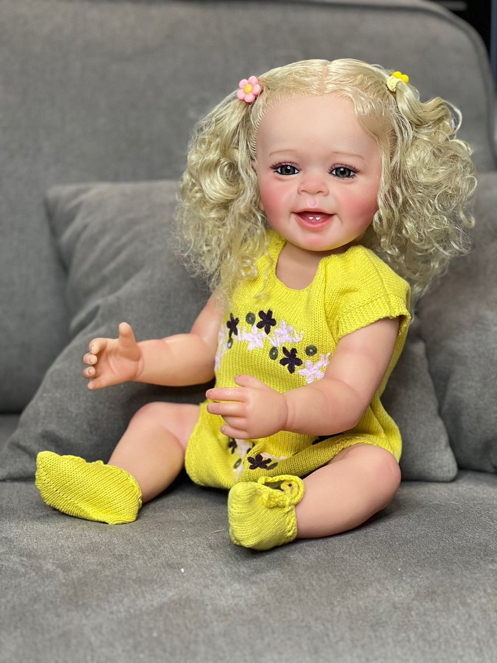 Кукла Реборн виниловая 55см в пакете (FA-560)