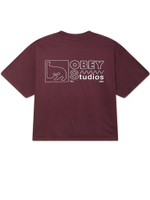 Женская Футболка Obey Studios Inc 1989