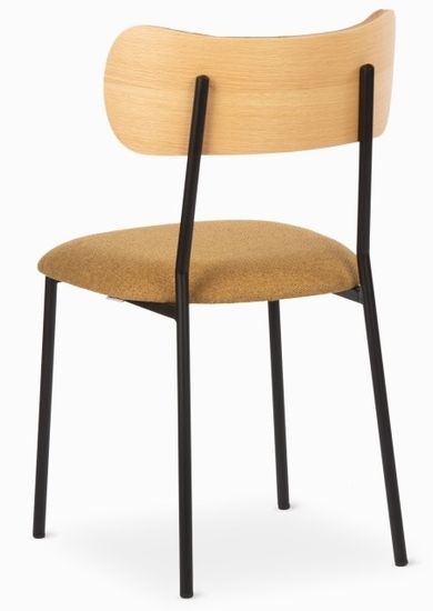 Обеденный стул Marla желтая ткань