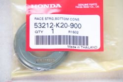 53212-K20-900. RACE, STEERING BOTTOM CONE. Honda Zoomer-X steering head bearing