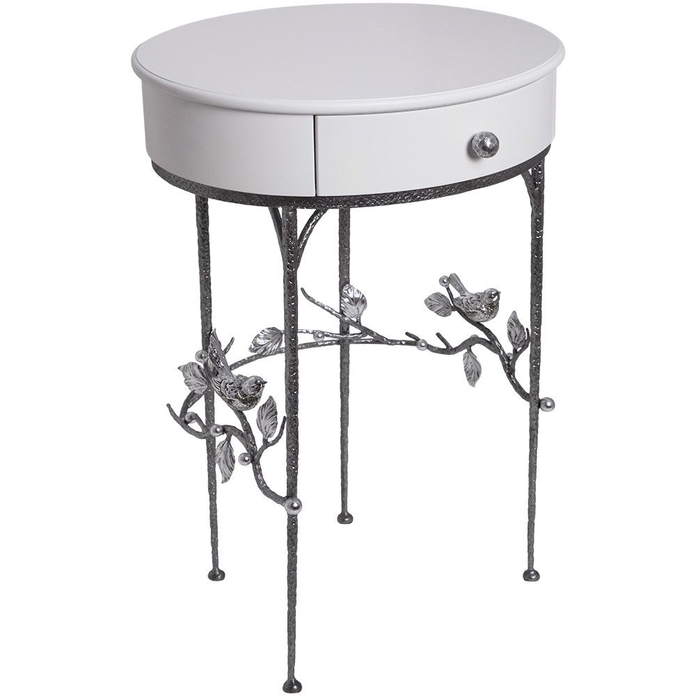 Туалетный столик Терра Айс Античное серебро