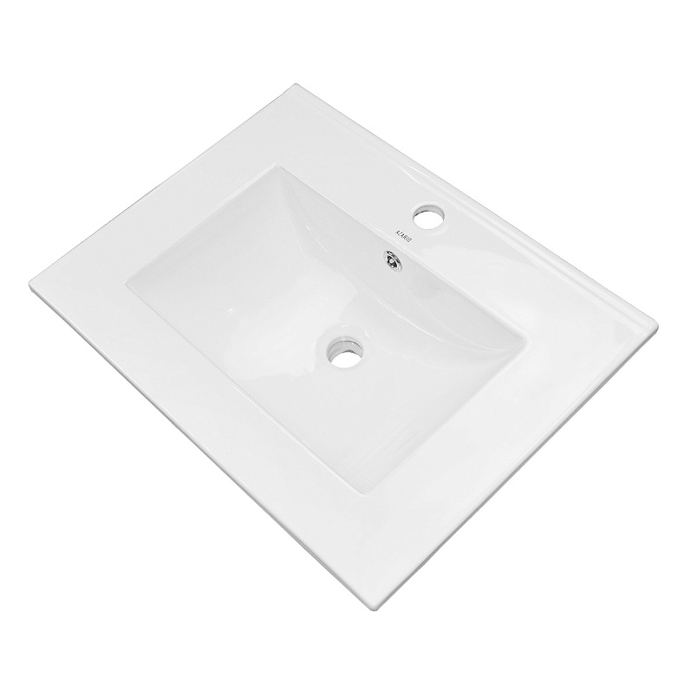 Комплект Тумба Loranto Аврора 60 610х470х515 подвесная, с раковиной Leone 60, белый (CS00089909)