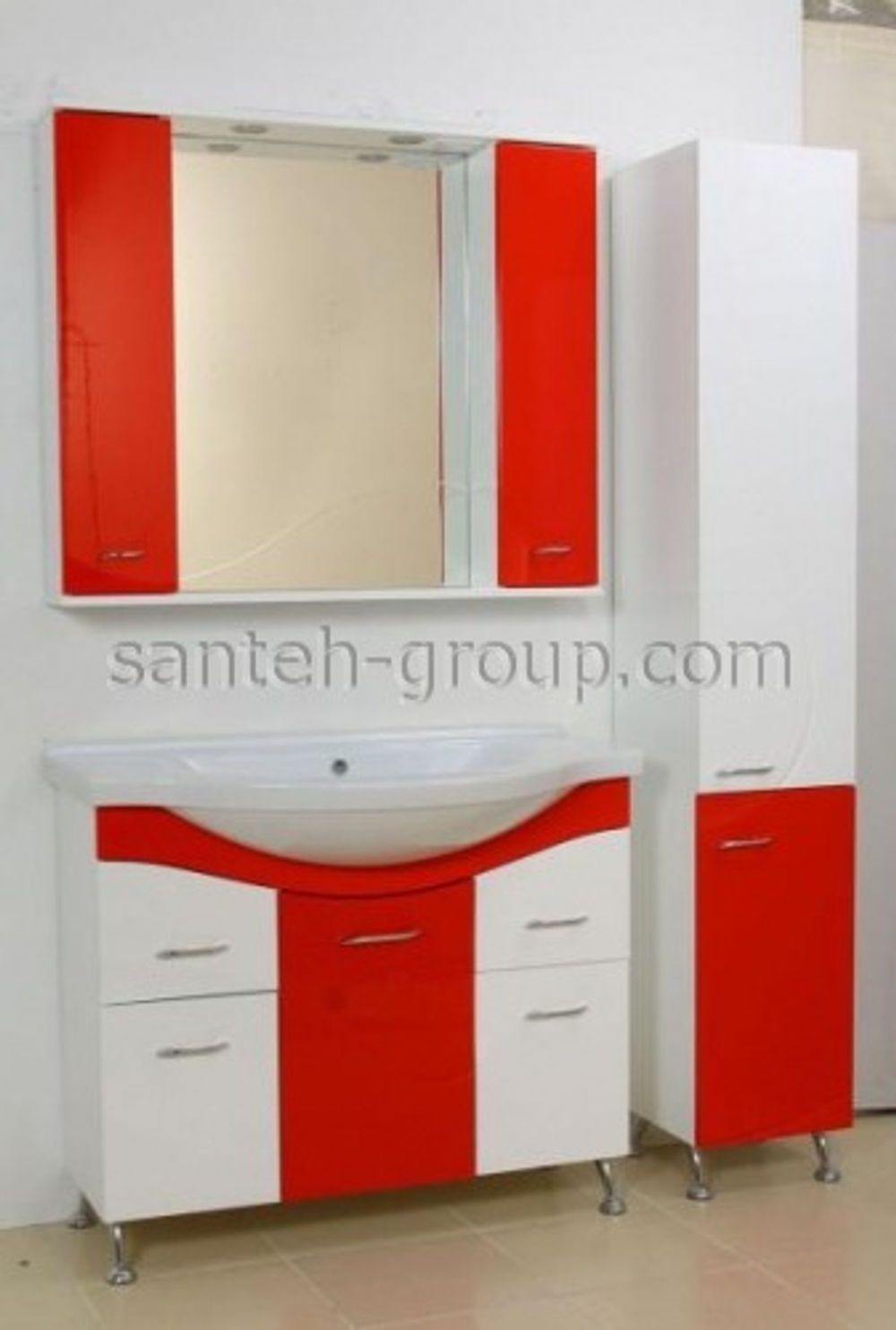 Зеркало Франческа ФШНЗ3-87 красн.