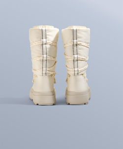 OYSHO Нейлоновые ботинки на шнуровке для après-ski, экрю