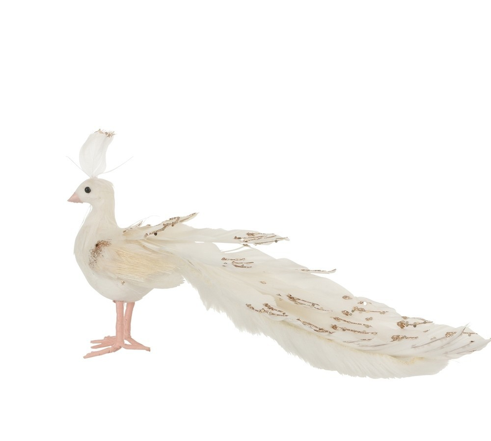 Павлин 35х14х15см Noelle белый