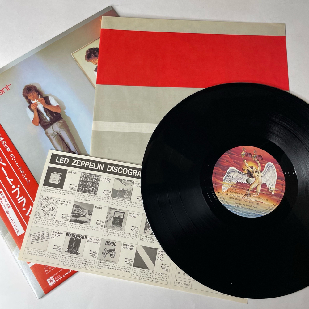 Винтажная виниловая пластинка LP Robert Plant Pictures At Eleven (Япония 1982) (Оби)