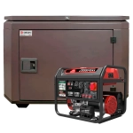 Генератор бензиновый SUNREKA G10000TEAX с кожухом Geon 1200 RAL 8019