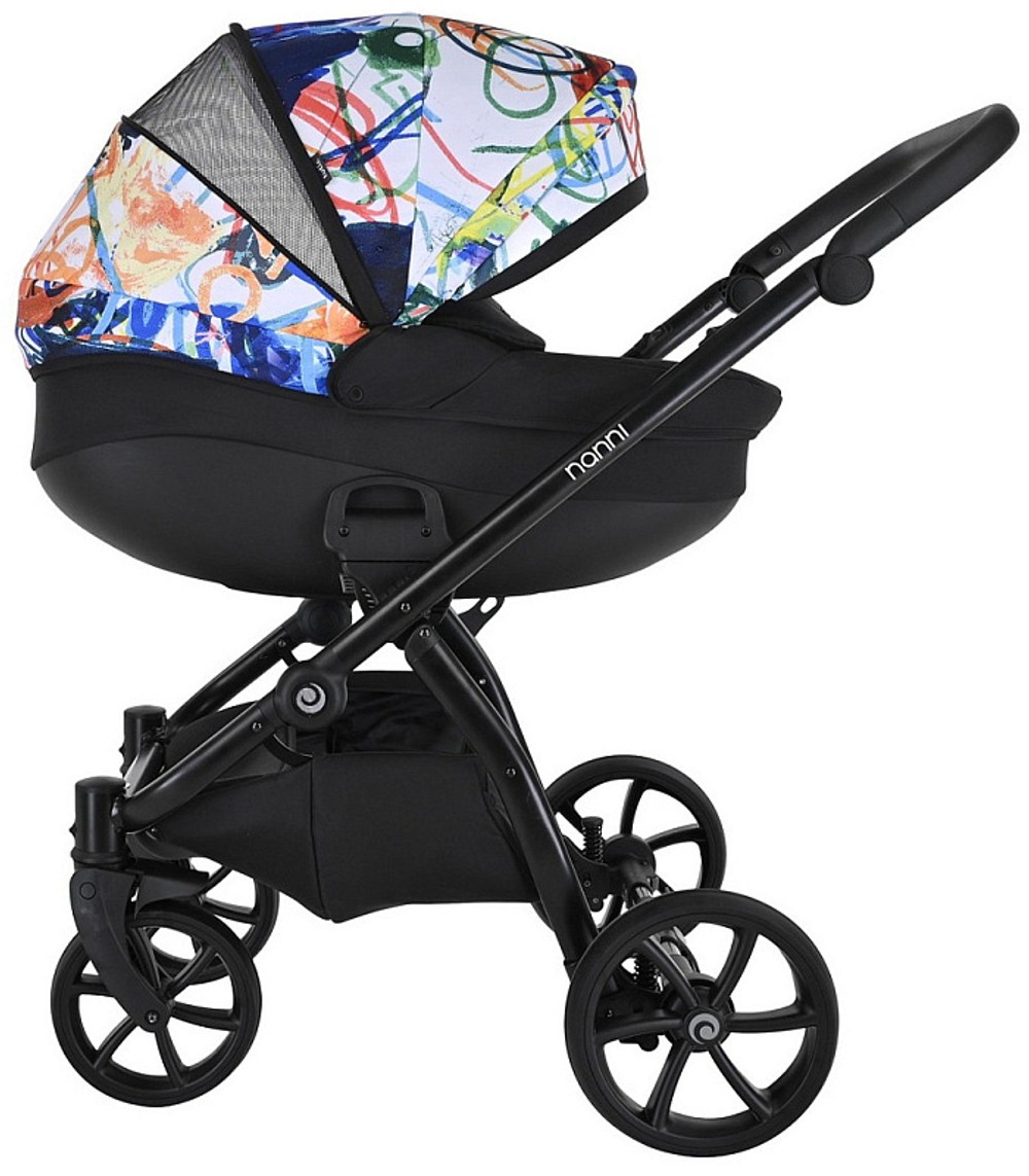 Детская коляска Tutis Nanni 7 2 в 1 1532118 White Painting